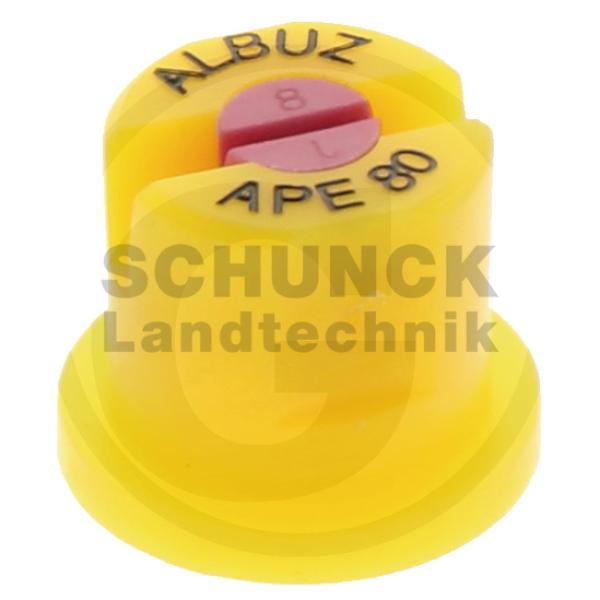 Flachstrahldüse APE 80° Gelb