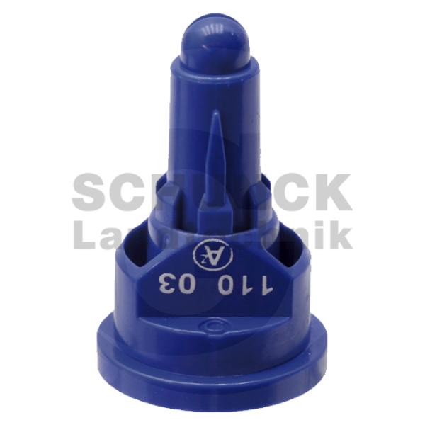 Injektor Flachstrahldüse 110° Blau